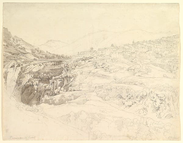 Landscape Near Tivoli — Carl Ludwig Frommel