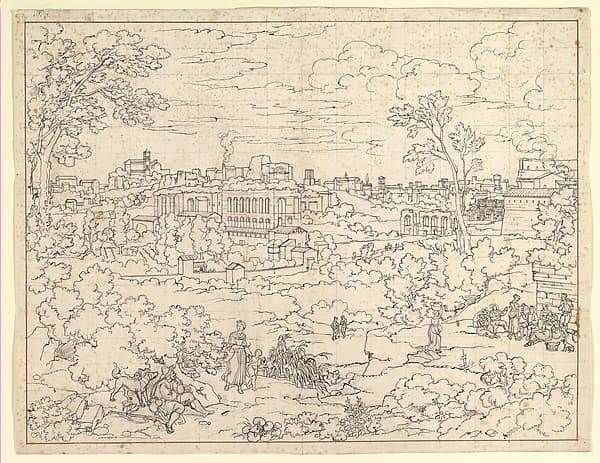 Ruins of the Imperial Palaces in Rome — Joseph Anton Koch
