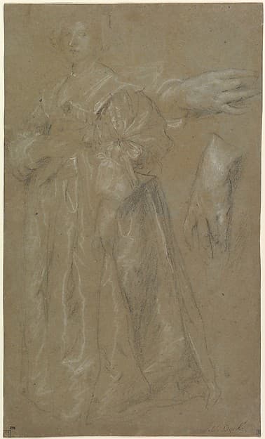 Study for a Portrait of a Lady — Anthony van Dyck