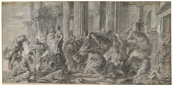 Samuel Anointing the Young David (?) — Jan Erasmus Quellinus