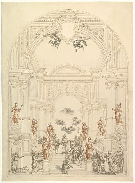 Design for a Theatrum Sacrum — Giuseppe Galli Bibiena