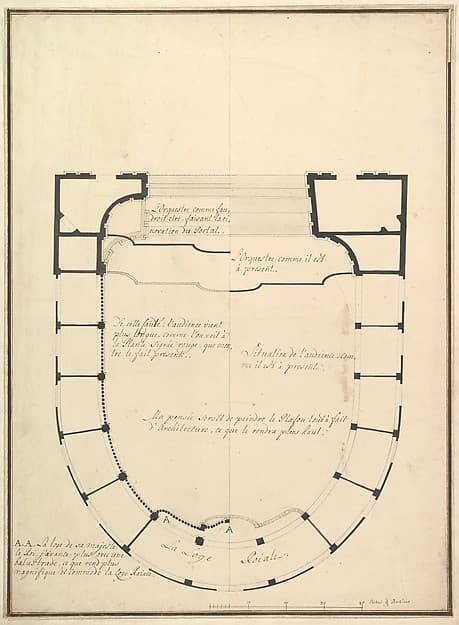 Ground Plan — Giuseppe Galli Bibiena