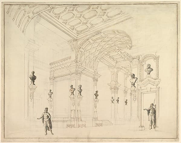 Design for a Stage Set — Giuseppe Galli Bibiena