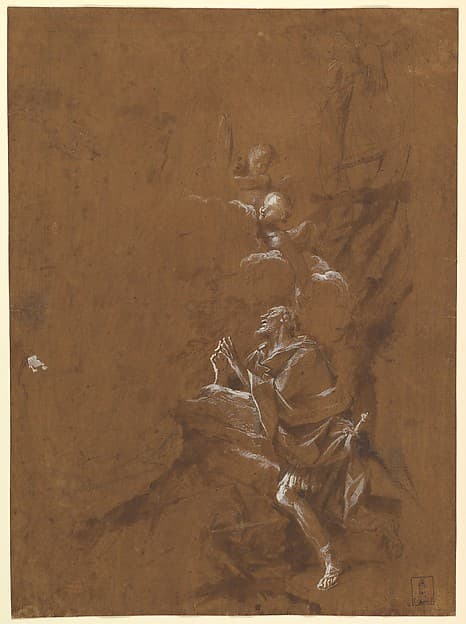 The Vision of Saint William of Aquitaine — Giovanni Angelo Canini