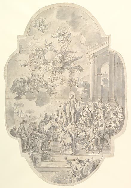 The Vision of Saint Benedict — Francesco de Mura