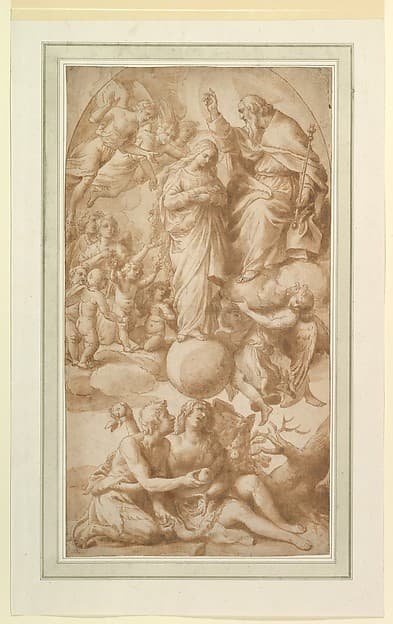 Allegory of the Immaculate Conception with the Fall of Man — Alessandro Turchi