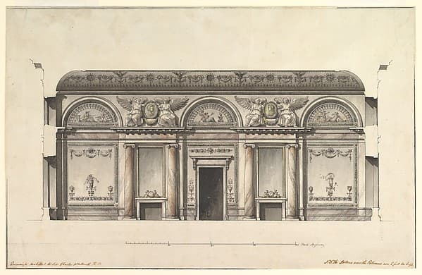 Central Salon of the Alexander Palace at Tsarskoe Selo — Giacomo Quarenghi