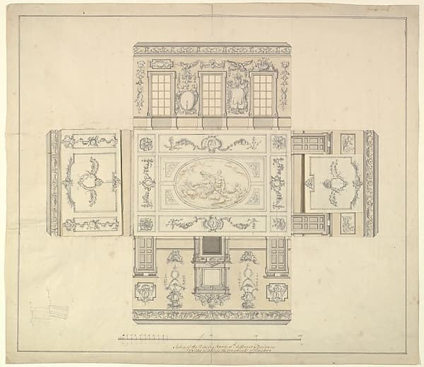 Dining Room at Kirtlington Park, Oxfordshire — John Sanderson