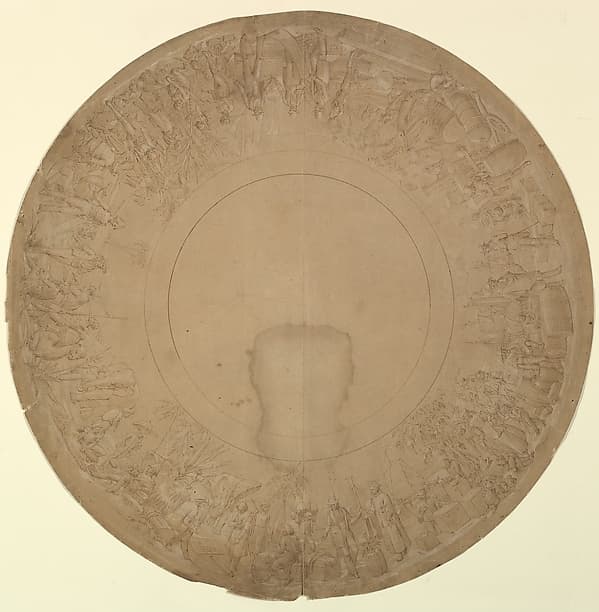 Design for a Plate Border Representing Foreign Trade — William Mulready