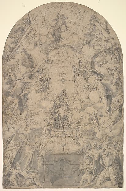 The Adoration of the Holy Trinity in the New Covenant — Friedrich Sustris