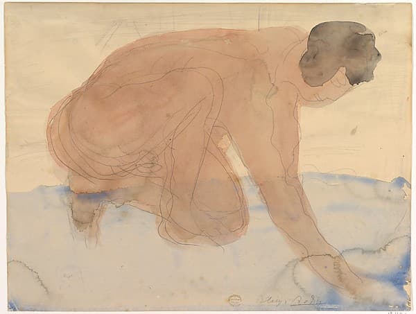 Nude Figure on Hands and Knees (Executioner) — Auguste Rodin