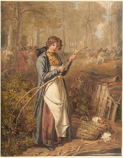 Barking Timber in Wychwood Forest, Oxfordshire — Joshua Cristall