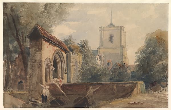 Waltham Abbey, Essex — Peter De Wint