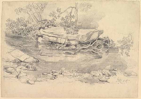 A Rocky Stream or River — James Ward