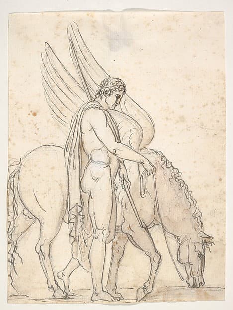 Bellerophon and Pegasus — Bertel Thorvaldsen