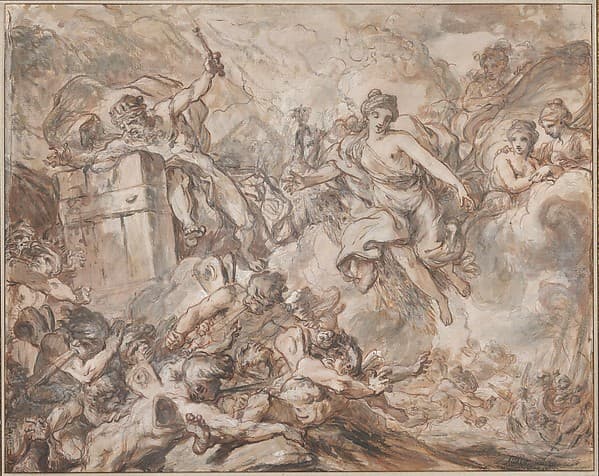Juno Ordering Aeolus to Unleash the Winds — Louis Jean Jacques Durameau