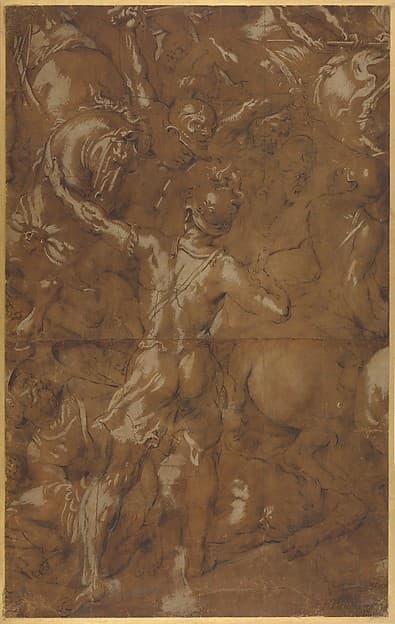 Battle Scene — Peter Paul Rubens