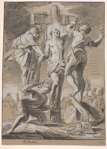 Christ Nailed on the Cross — Paul Decker the Younger