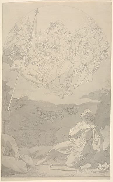 The Vision of Joan of Arc — Eduard Jakob von Steinle