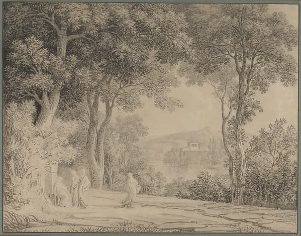 Classical Landscape with Women at a Fountain — Pierre Henri de Valenciennes