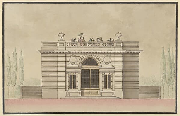 View of the Casino del Caffé in Parma — Ennemond Alexandre Petitot