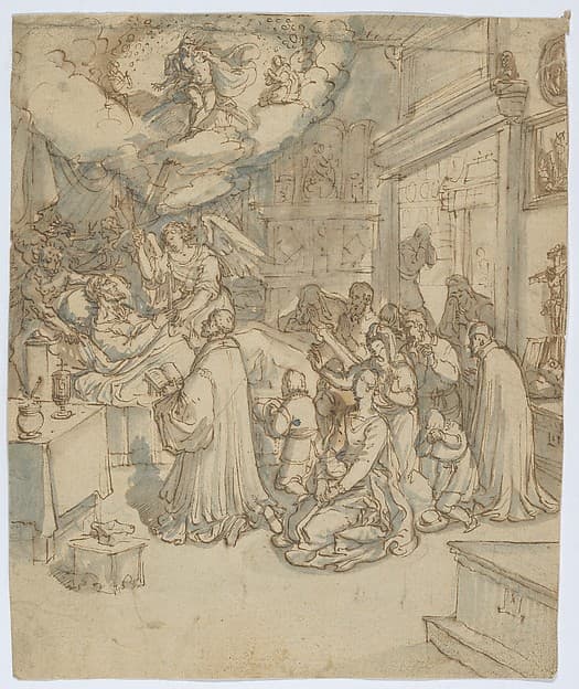 Allegory of the Death of a Religious Man — Frans Francken II