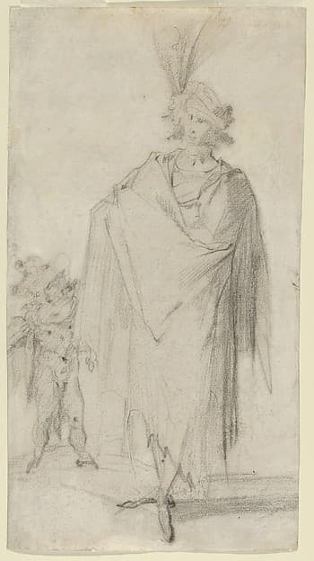 Standing Man with a Putto — Jacques Bellange