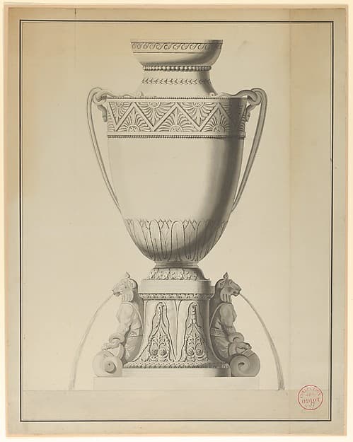 Design for a Wine Fountain — Henri Auguste