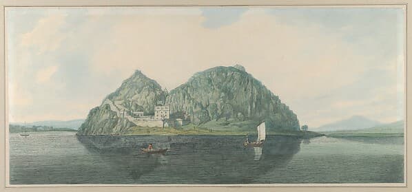 Dumbarton Rock from the South — Joseph Farington