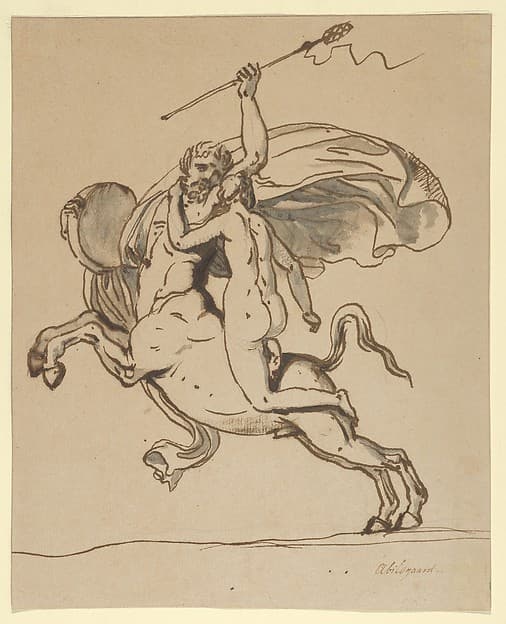 The Centaur Nessus Abducting Deianira — Nicolai Abraham Abildgaard