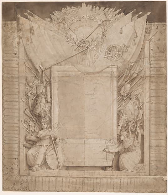 Design for a memorial to Sir William Myers — Thomas Stothard