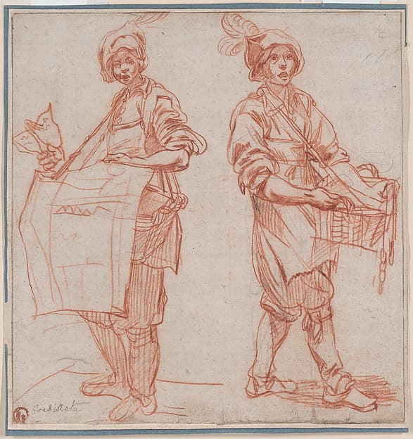 Two Street Criers — Pierre Brebiette
