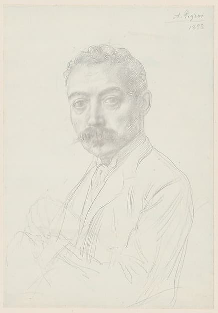 Study for the Portrait of Edward D. Adams — Alphonse Legros