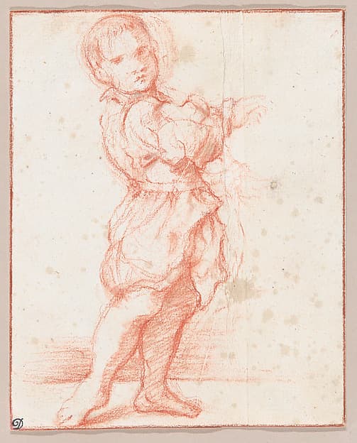 Full-length Figure of a Standing Boy — Bartolomeo Schedoni