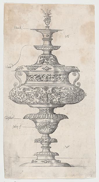 Covered Goblet With Owl — Virgil Solis