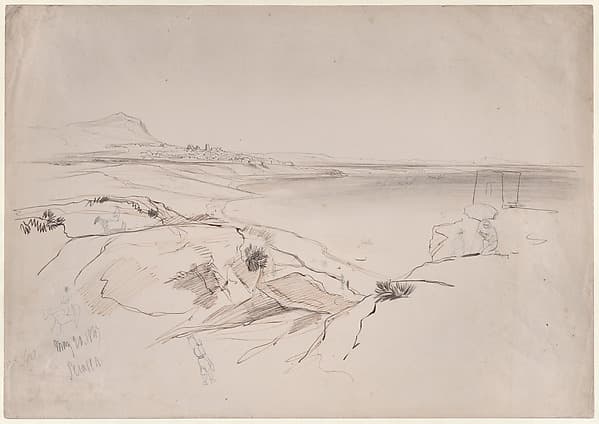 View of Sciacca, Sicily — Edward Lear