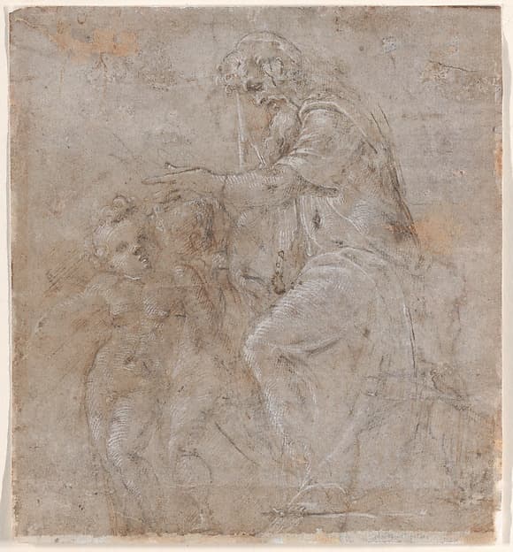 St. Joseph with the Christ Child and St. John the Baptist — Filippino Lippi
