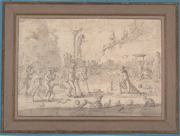 A Witches' Sabbath — Cornelis Saftleven
