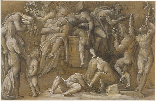 Bacchanalian Scene — Amico Aspertini