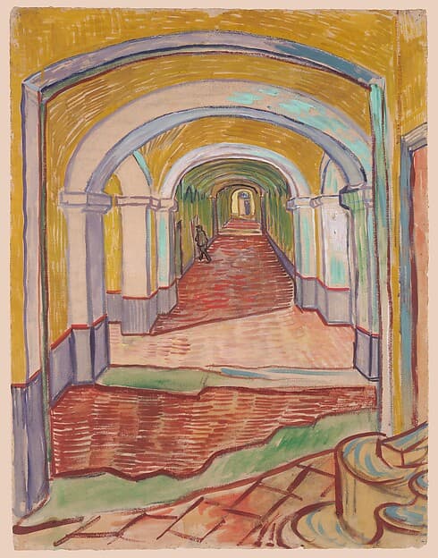 Corridor in the Asylum — Vincent van Gogh