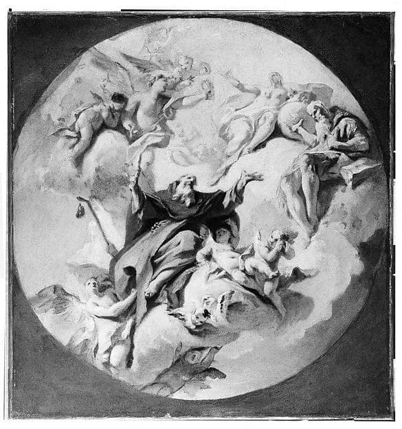 The Glorification of Saint Anthony Abbot — Carlo Innocenzo Carloni