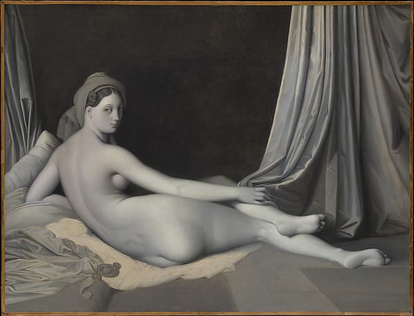 Odalisque in Grisaille — Jean Auguste Dominique Ingres