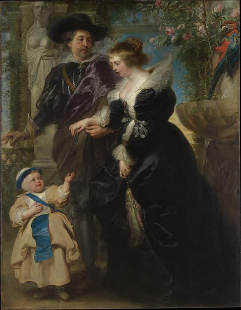 Rubens, Helena Fourment (1614–1673), and Their Son Frans (1633–1678) — Peter Paul Rubens