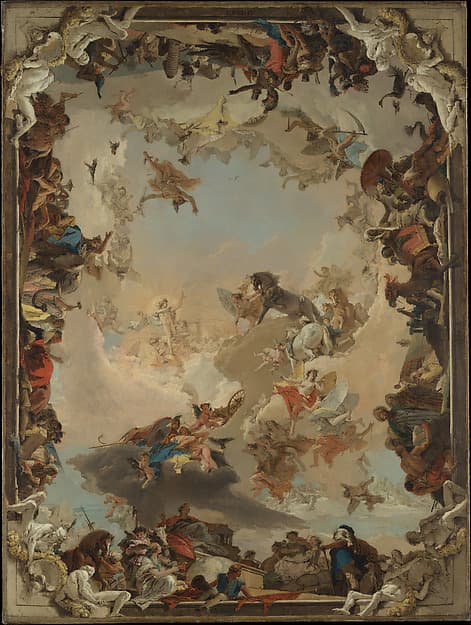 Allegory of the Planets and Continents — Giovanni Battista Tiepolo