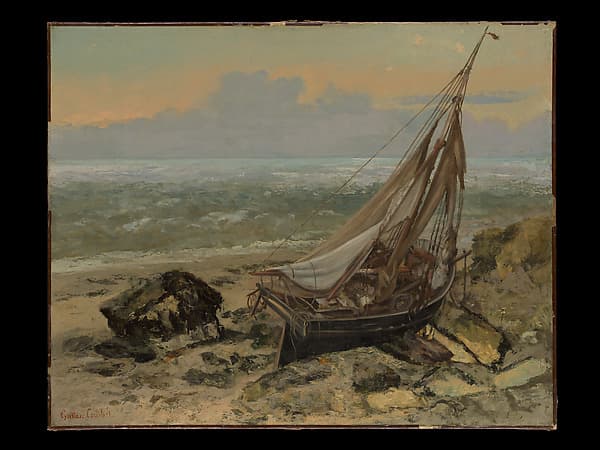 The Fishing Boat — Gustave Courbet