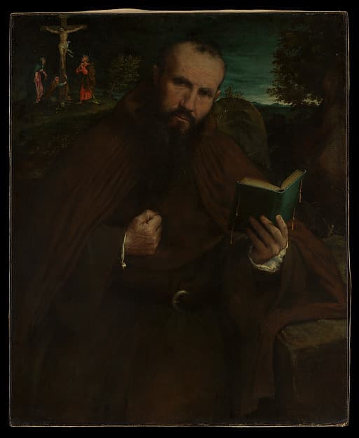 Brother Gregorio Belo of Vicenza — Lorenzo Lotto