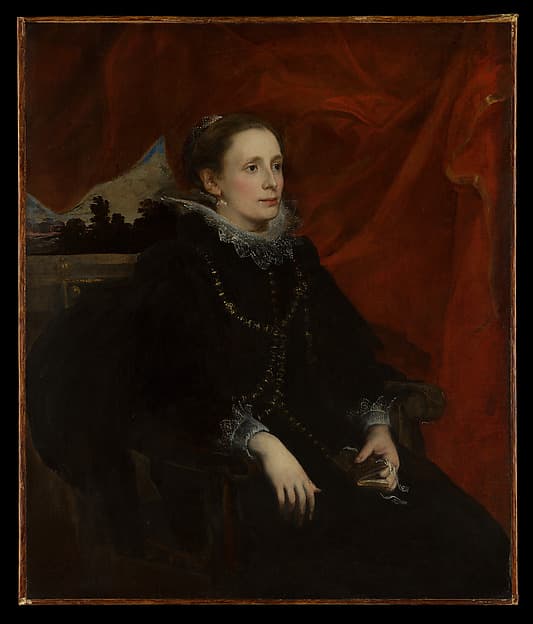 Portrait of a Woman, Called the Marchesa Durazzo — Anthony van Dyck