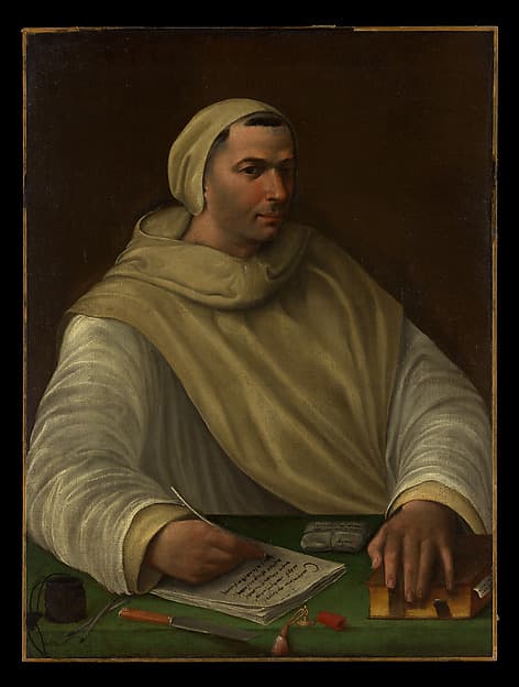 Portrait of an Olivetan Monk — Baldassarre Tommaso Peruzzi