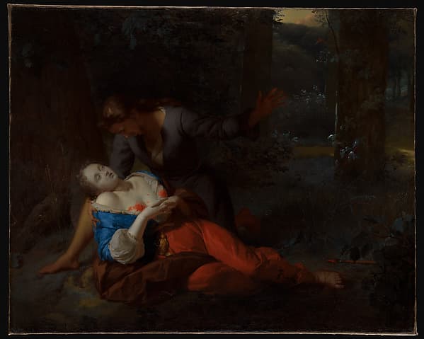 Cephalus and Procris — Godfried Schalcken