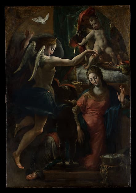 The Annunciation — Girolamo Mazzola Bedoli